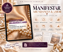 Cargar imagen en el visor de la galería, Manual para Manifestar Abundancia y Amor - Incluye cuaderno de trabajo