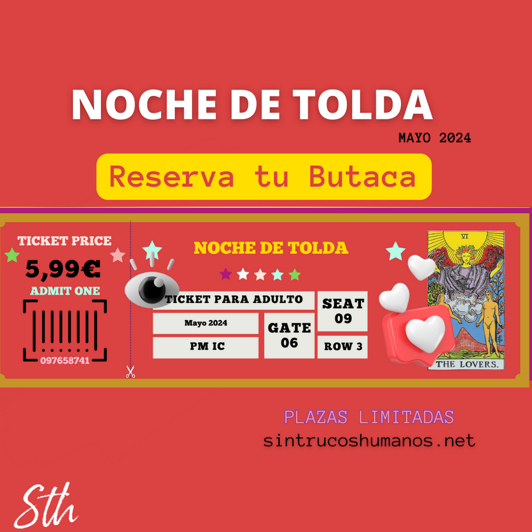 NOCHE DE TOLDA - Butaca Simple