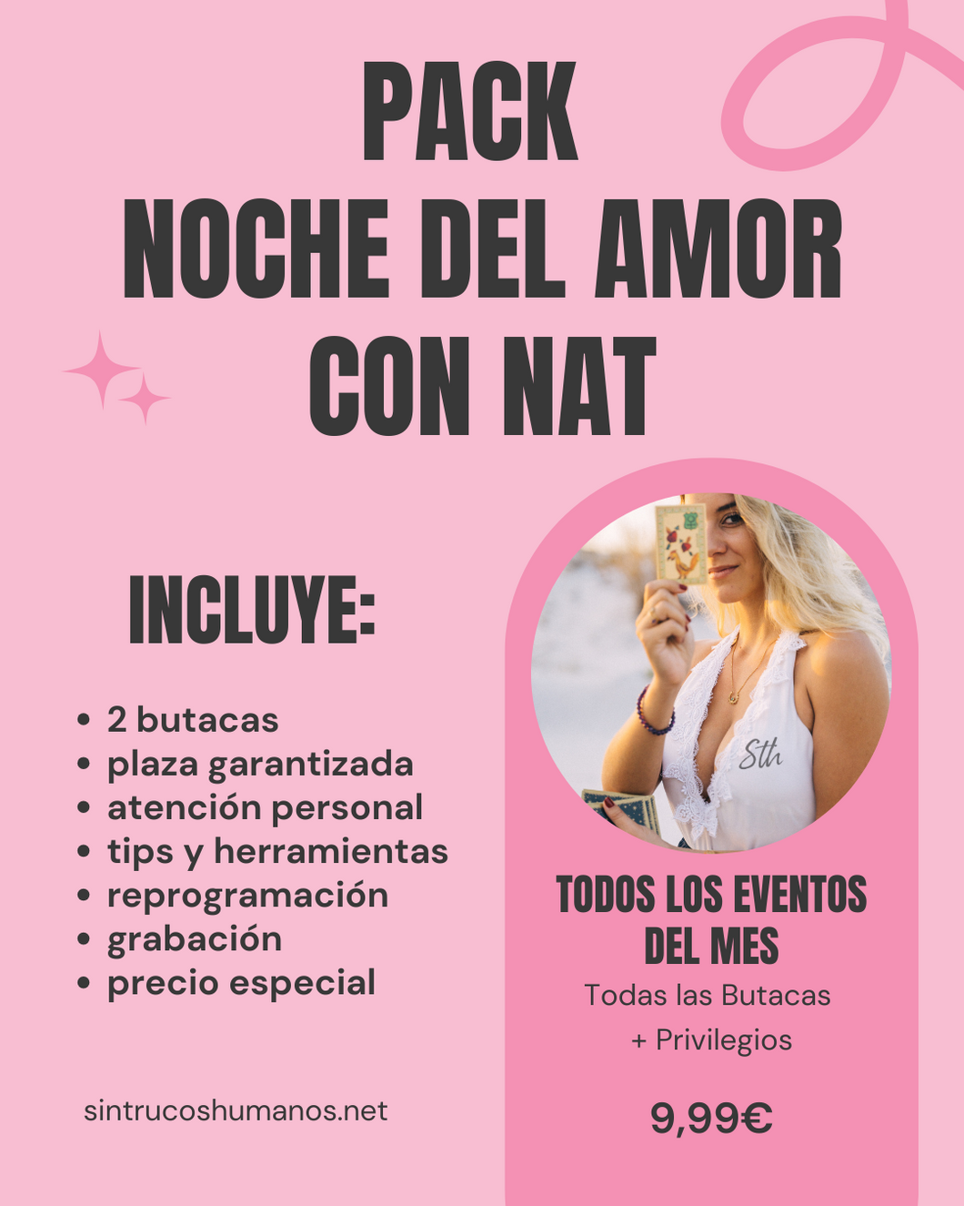 PACK NOCHE DEL AMOR CON NAT