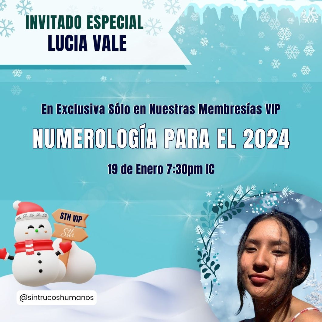 Numerología para el 2024 con Lucía Vale